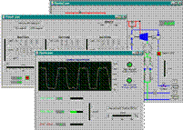 Screen shot of MBS Scada system